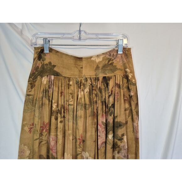 New Peruvian Connection Sonnet Multicolor Floral Maxi Skirt 4 - Picture 7 of 7